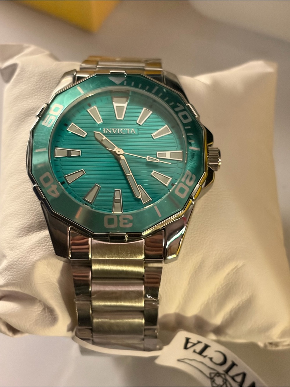 Invicta Diver Meridian Men’s Teal/Tiffany/Turqouise dial! LUXE MENS COLLECTION!